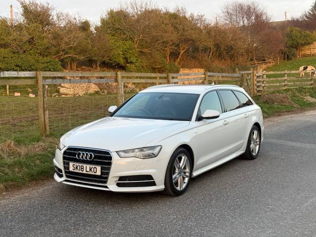 Audi A6 1.8 TFSI S Line 5dr S Tronic Estate Petrol White