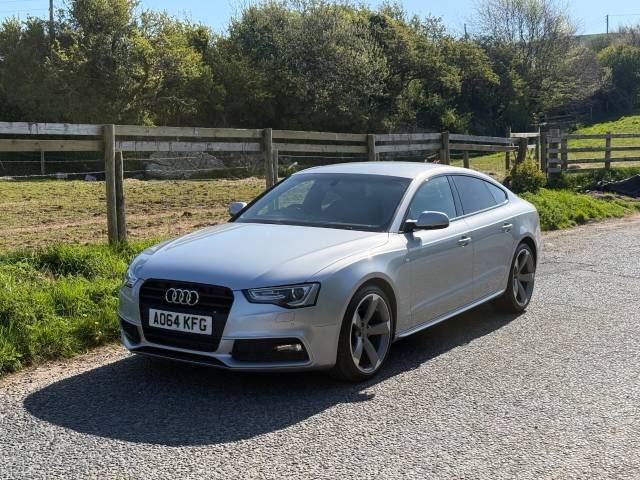 Audi A5 2.0 TDI 177 Black Edition 5dr [5 Seat] Hatchback Diesel Silver